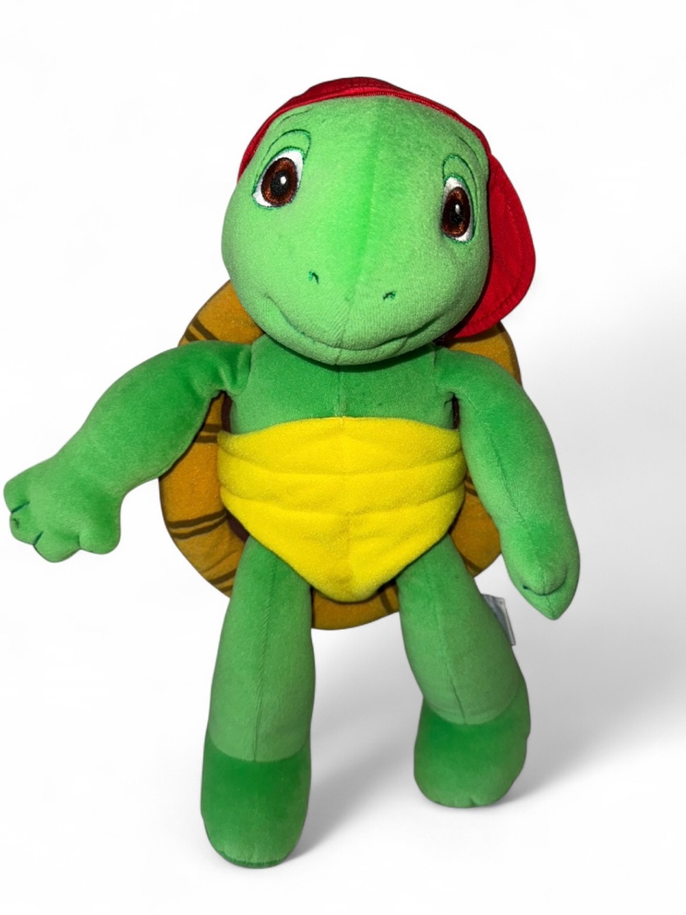 Vintage 1990s Eden Franklin The Turtle Green Plush Doll tot 14 Inches-Rare
